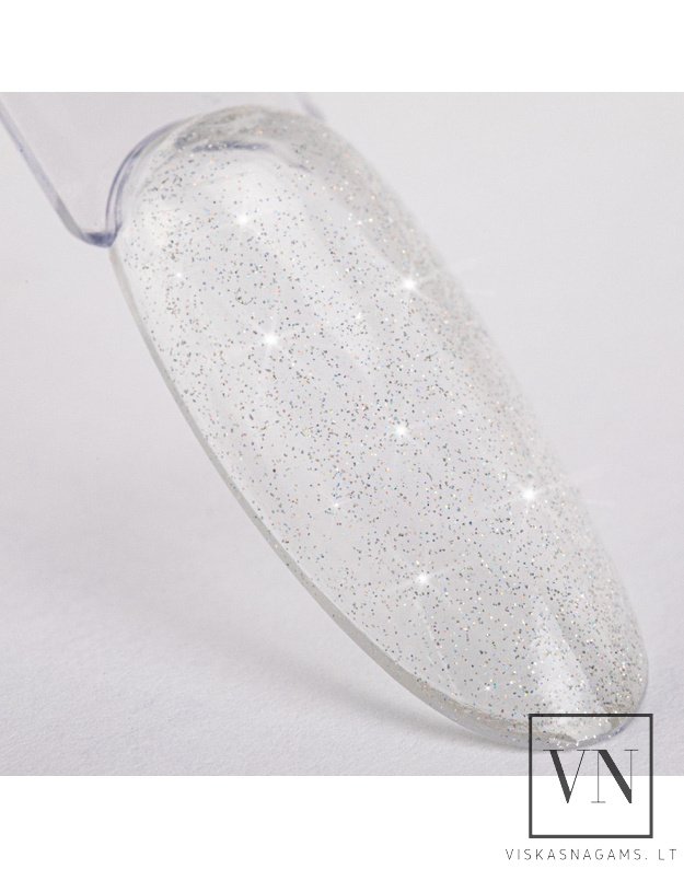 MOLLY NAILS SPARKLE TOP STAR viršutinis sluoksnis su holografiniu blizgučiu, 10g 4