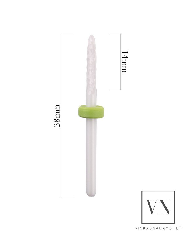 Keramikinis antgalis GREEN SMALL FLAME