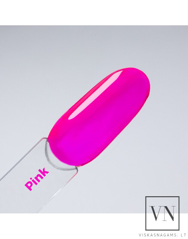 MOLLY LAC CRYSTAL GLASS PINK vitražinis viršutinis sluoksnis, 10g