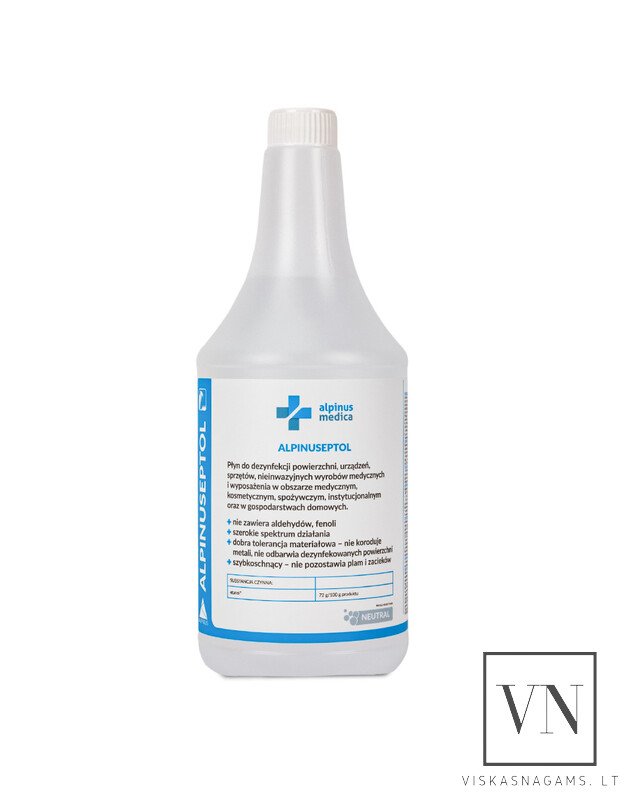 ALPINUSEPTOL NEUTRAL paviršių dezinfekavimo priemonė, 1000ml