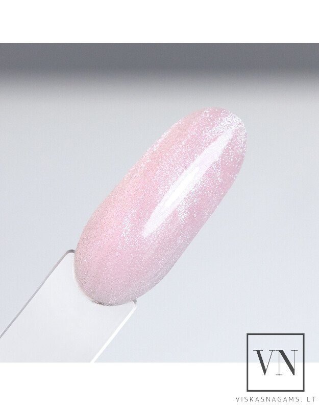 ALLELAC RUBBER BASE PINK BLING elastinga kaučiukinė bazė Nr.1, 7g 2