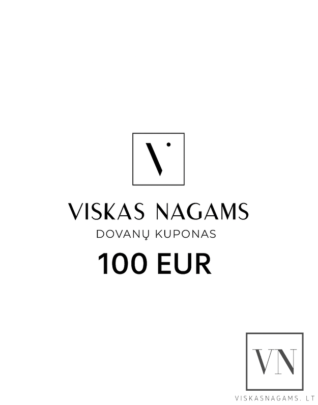 Popierinis dovanų kuponas 100€