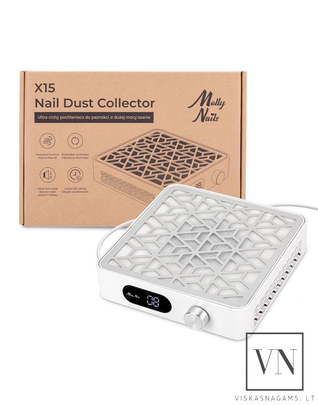 41W dulkių surinkėjas MOLLY X15, WHITE 5