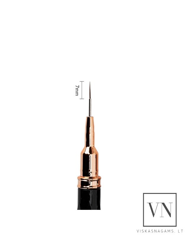 NTN PREMIUM BLACK teptukas nagų dailei su dangteliu, 7mm