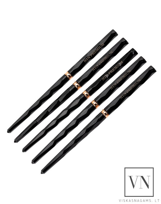 NTN PREMIUM BLACK teptukas nagų dailei su dangteliu, 7mm 3
