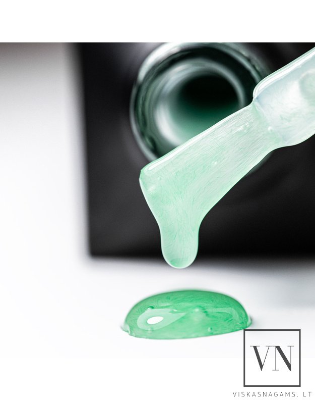 DOVANA - MOLLY TOP COTTON MATT SWEATER MINT matinis viršutinis sluoksnis su spalvotomis dalelėmis, 10g	