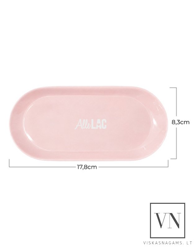 Manikiūro įrankių padėkliukas ALLELAC PINK TRAY