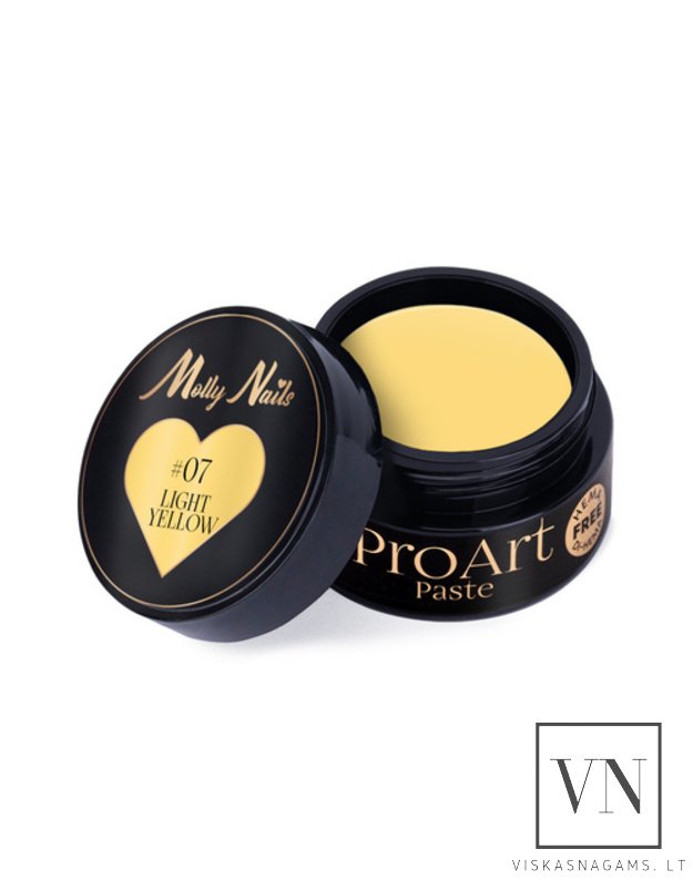 PROART dekoravimo pasta LIGHT YELLOW, Nr.07 3