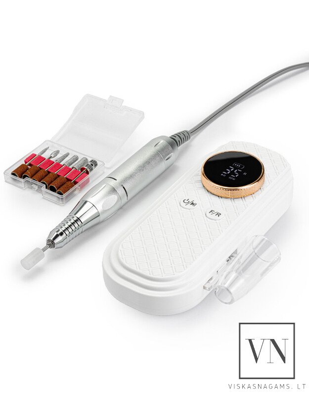 Įkraunama nagų freza WHITE 111, 50W