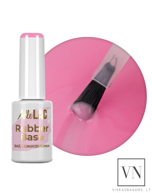ALLELAC RUBBER BASE PINK PUNCH elastinga kaučiukinė bazė Nr.4, 7g