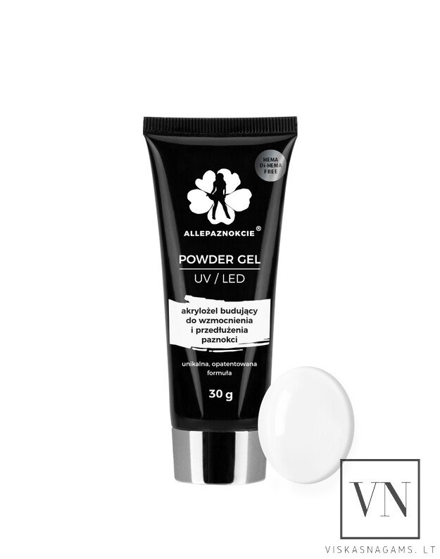 POLYGEL poligelis WHITE, 30g