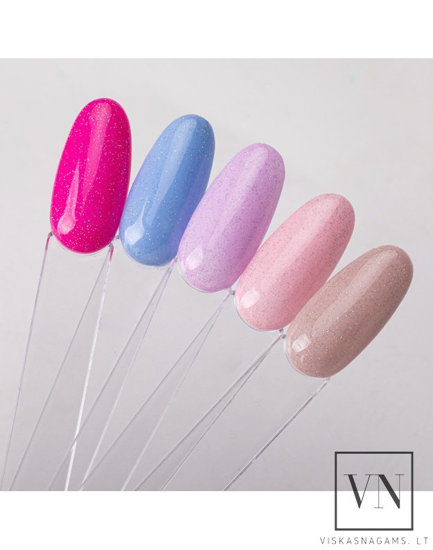 ALLELAC TOP GLAM DIAMOND viršutinis sluoksnis su holografiniu blizgučiu, 5g 3