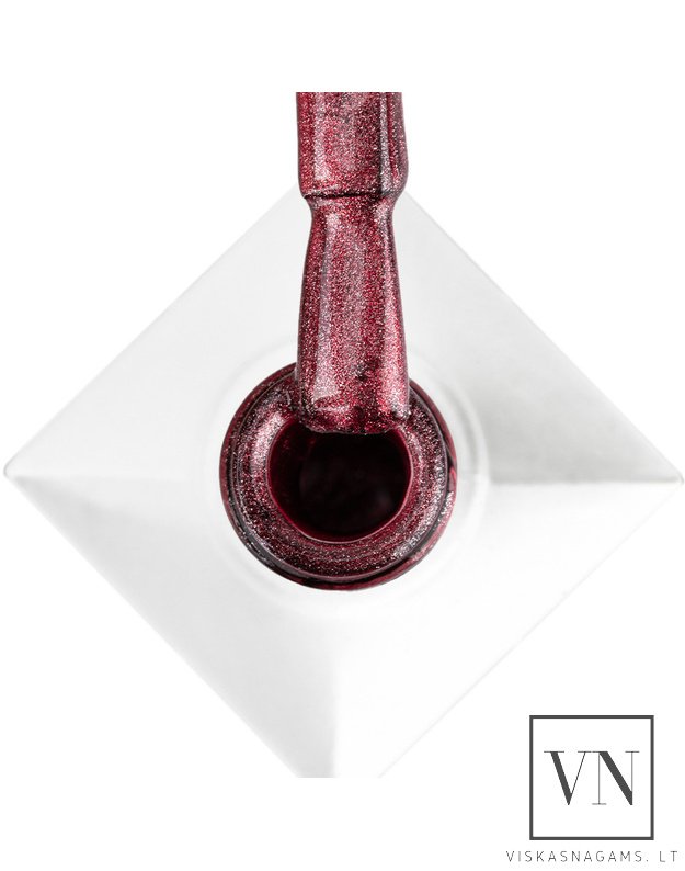 MOLLY NAILS CAT EYE RED magnetinis gelinis lakas, Nr.230 1