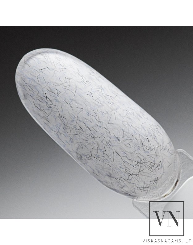 DOVANA - MOLLY TOP COTTON MATT SWEATER GREY matinis viršutinis sluoksnis su spalvotomis dalelėmis, 10g 1