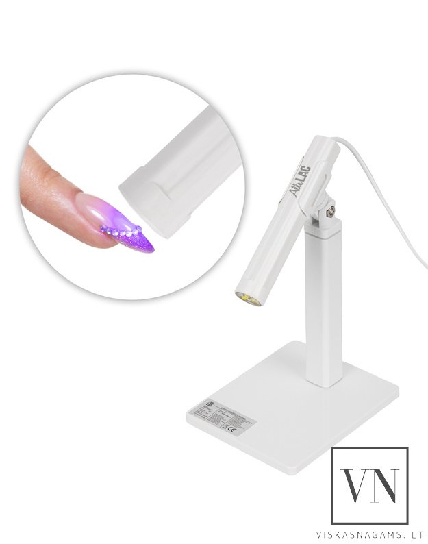 ALLELAC CS-JZD002 nagų lempa su stoveliu LED/UV, 3W