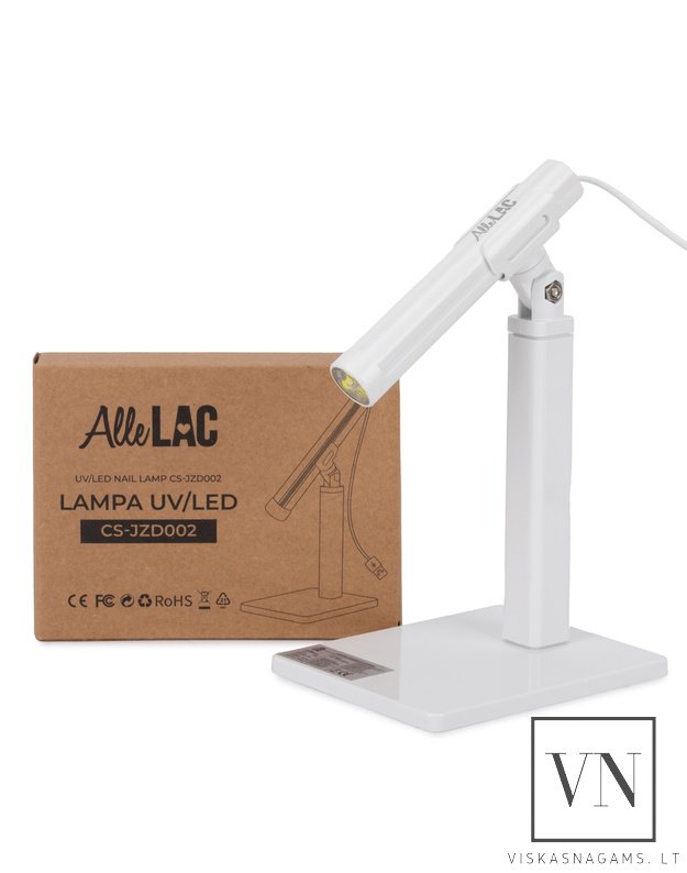 ALLELAC CS-JZD002 nagų lempa su stoveliu LED/UV, 3W 5