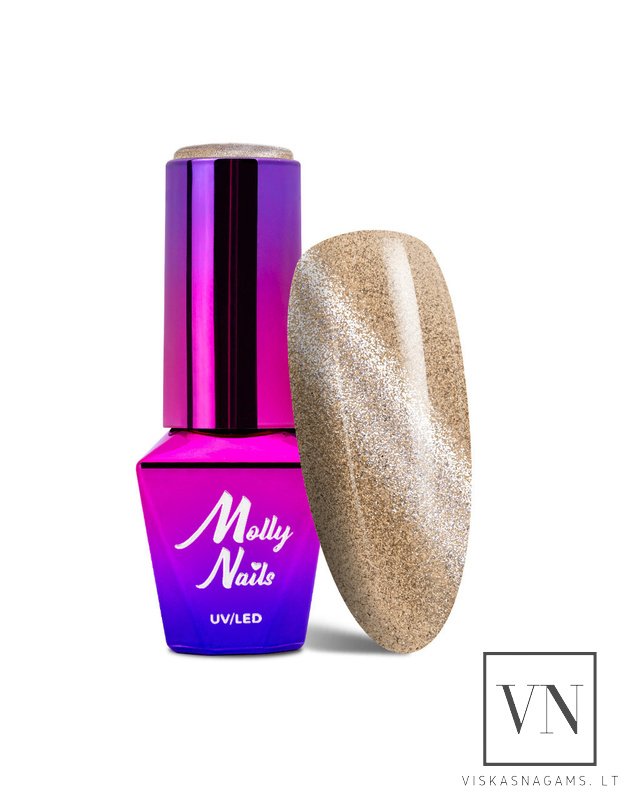 MOLLY NAILS CAT EYE magnetinis gelinis lakas, Nr.444
