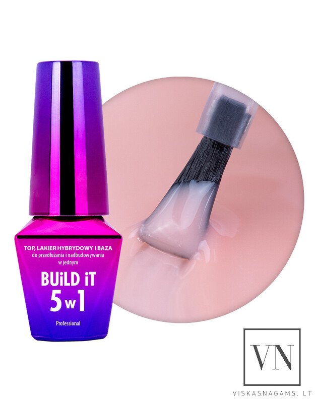 BUILD IT 5in1 - bazė ir viršutinis sluoksnis viename buteliuke, 10ml