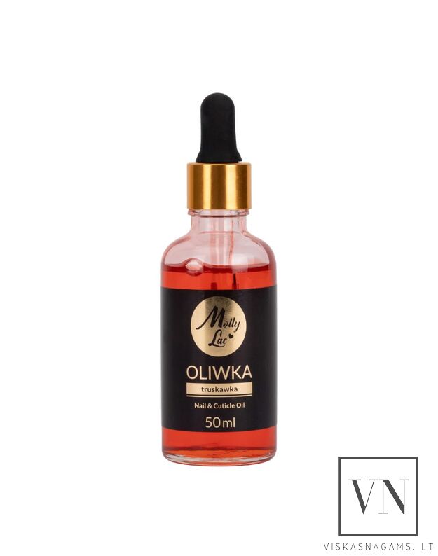 Aliejukas nagų odelėms su pipete MOLLY STREAWBERRY, 50ml