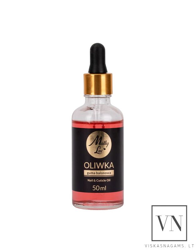 Aliejukas nagų odelėms su pipete MOLLY BUBBLE GUM, 50ml