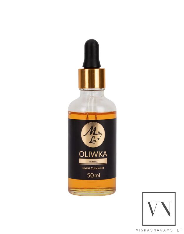 Aliejukas nagų odelėms su pipete MOLLY MANGO, 50ml