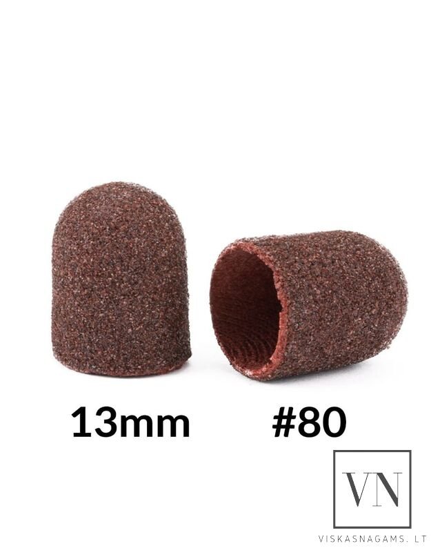 Šlifavimo kepurėlės PODO ALLEMED, 13mm, 80grit, 10vnt.
