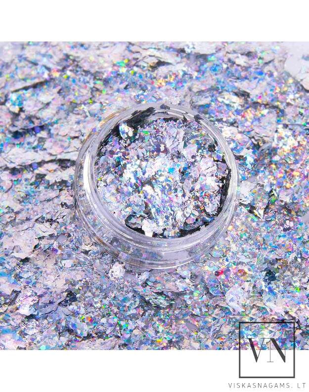 SILVER Prismatic Flakes, 0.15g
