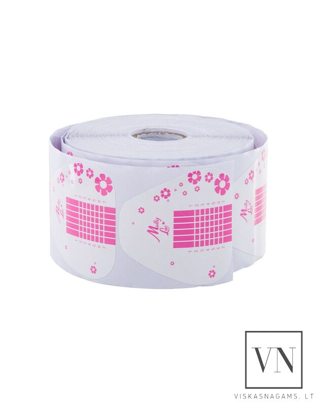 Formelės nagų priauginimui MOLLY BASIC FLOWERS, 500vnt. 1