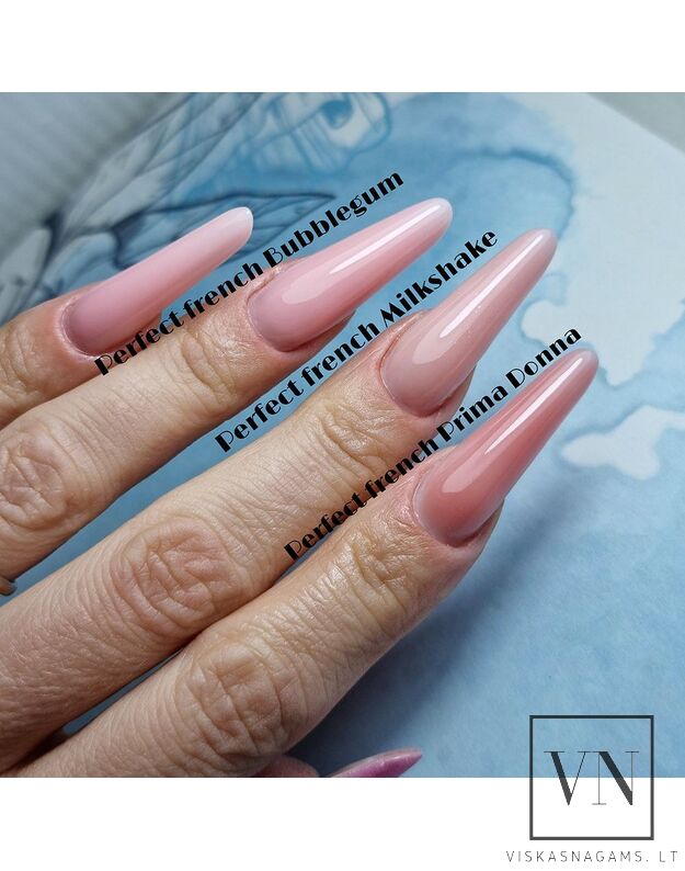 PERFECT FRENCH savaime išsilyginantis gelis PRIMA DONA, 15g 2