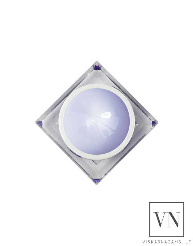 JELLY PEARL WHITE GLITTER vienfazis UV/LED gelis, 15ml