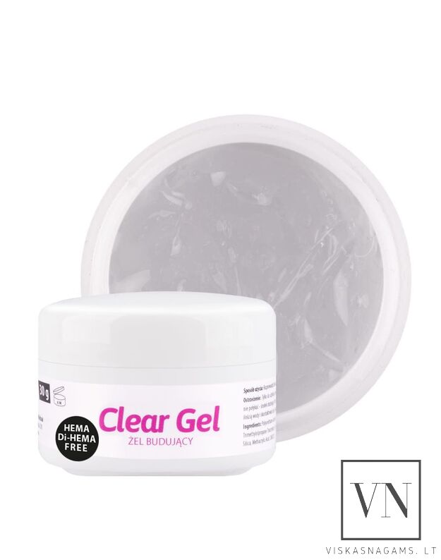 NTN CLEAR GEL vienfazis UV/LED gelis, 30g