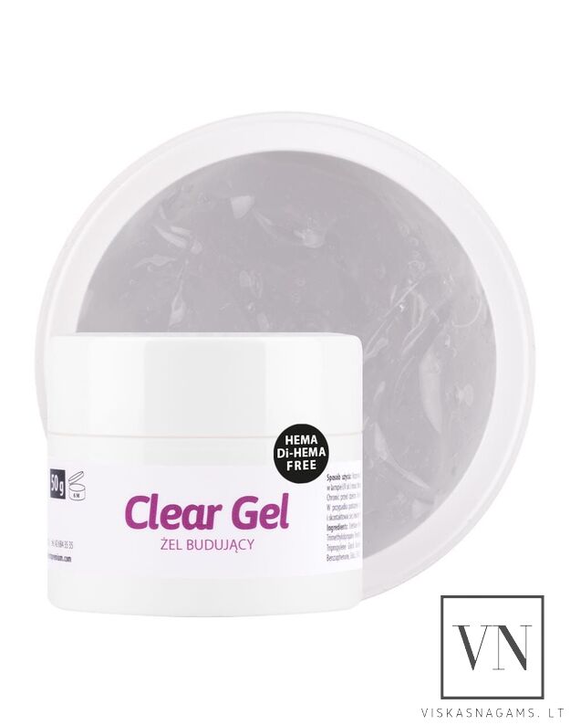 NTN CLEAR GEL vienfazis UV/LED gelis, 50g