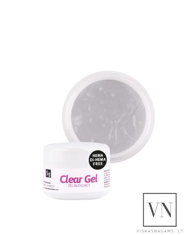 NTN CLEAR GEL vienfazis UV/LED gelis, 5g