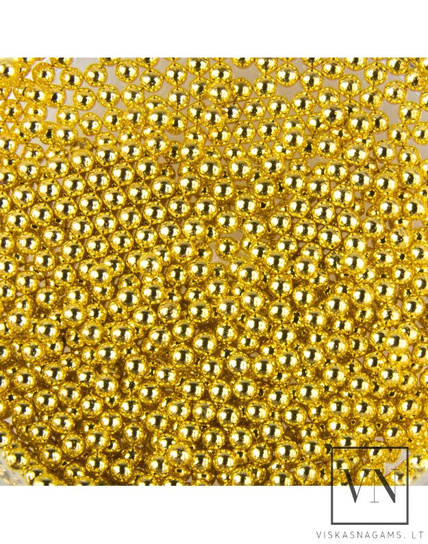 BULION GOLD stikliniai karoliukai, 1.2mm