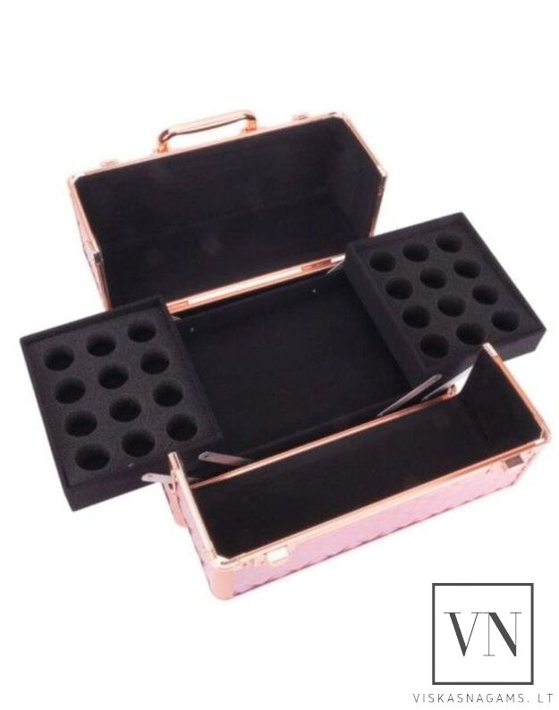 Kosmetinis lagaminas DIAMOND ROSE GOLDEN M (20x30x20)