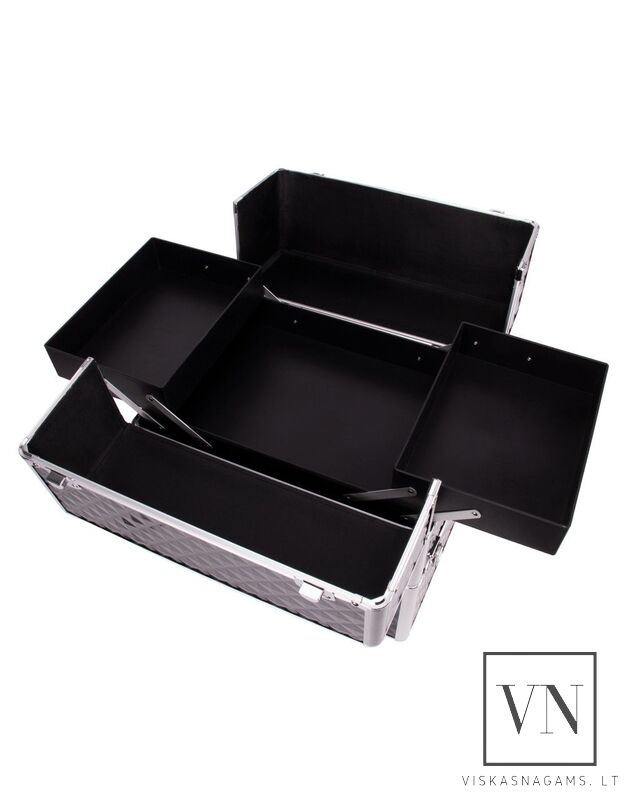 Dviejų dalių kosmetinis lagaminas BLACK DIAMOND 3D XXL (25x35x40)