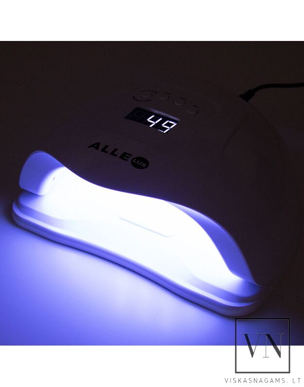 120W LED/UV hibridinė lempa nagams ALLE X5 PLUS, WHITE