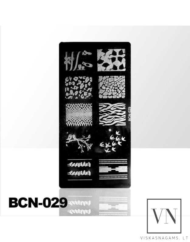 Nagų štampavimo plokštelė Nr. BCN-029