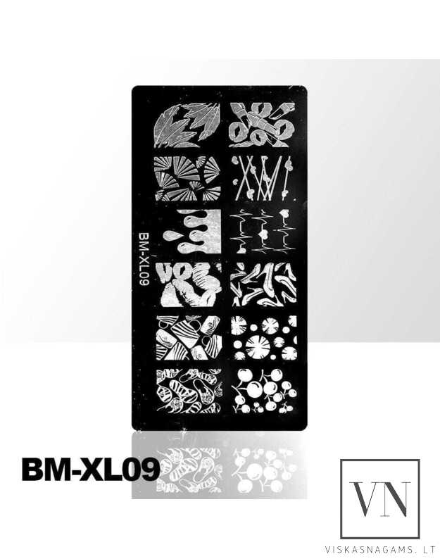 Nagų štampavimo plokštelė Nr. BM-XL09