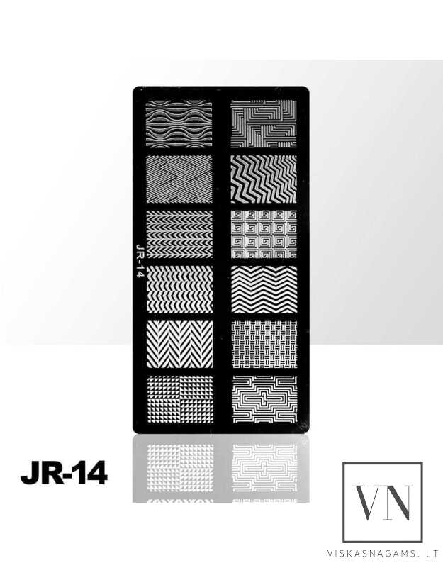 Nagų štampavimo plokštelė Nr. JR14