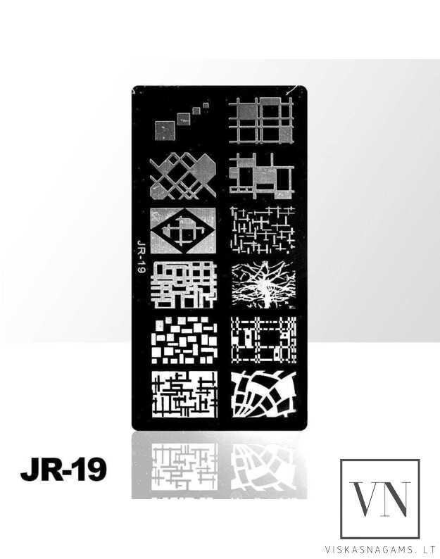 Nagų štampavimo plokštelė Nr. JR19