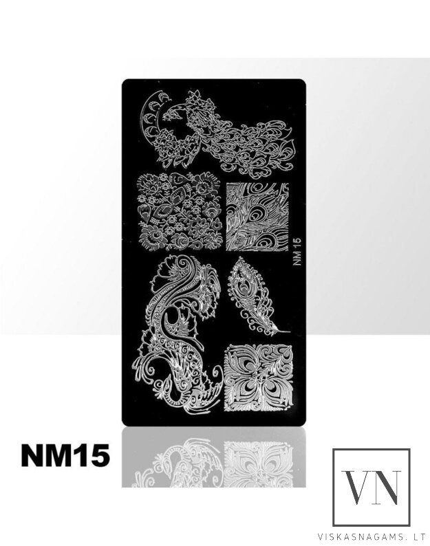 Nagų štampavimo plokštelė Nr.NM15