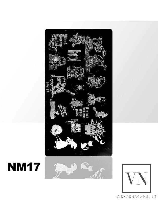 Nagų štampavimo plokštelė Nr. NM17