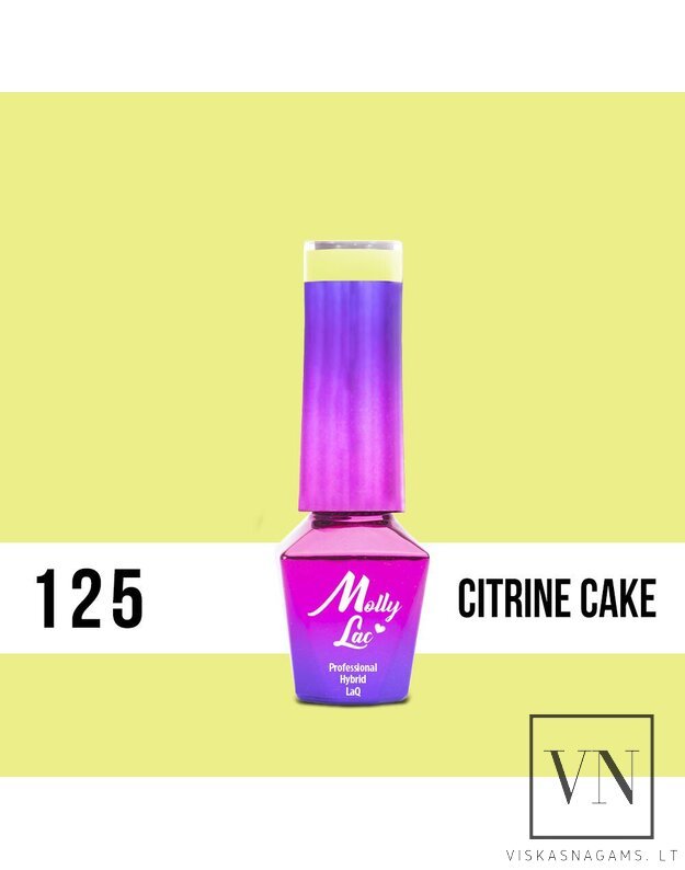 MOLLY LAC gelinis lakas CITRINE CAKE, Nr.125
