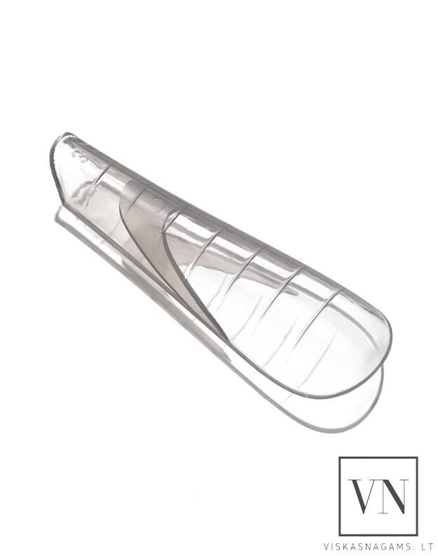 Silikoniniai padukai polygelio formelėms LINE FRENCH, 12VNT.