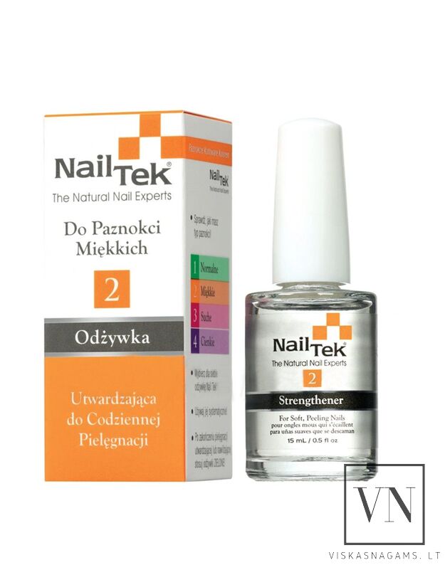 NAIL TEK 2 INTENSIVE THERAPY stipriklis ypač silpniems nagams, 15ml